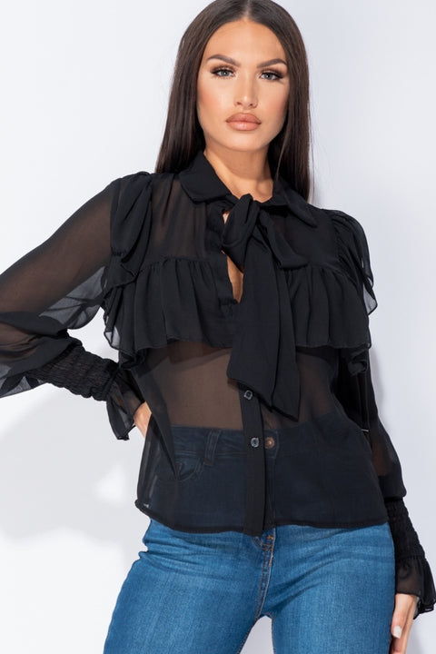 CHIFFON BLOUSE